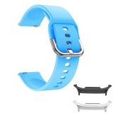 Curea din silicon compatibila cu Samsung Galaxy Watch8 Classic 46mm, Azure Blue