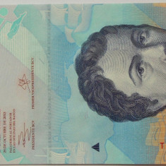 BANCNOTA EXOTICA 2 BOLIVARES - VENEZUELA, anul 2013 *cod 634 B = UNC