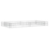 Cumpara ieftin Strat inaltat de gabion, 200x100x20 cm, otel galvanizat
