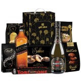 Cumpara ieftin Cos Cadou de Craciun, 9 produse + Cutie Cadou, 1782 gr, Luxury Choice