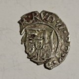 Ungaria 1 Denar Argint 1589 KB Rudolf II - Moneda Veche