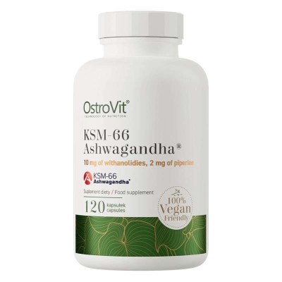 Ashwagandha KSM-66 120 capsule OstroVit foto