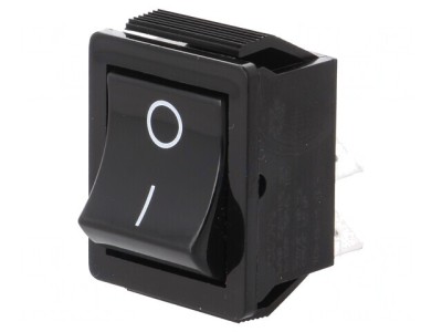 Comutator Basculant ON-OFF 16A 250V Negru foto