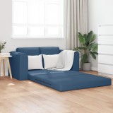 VidaXL Pat Canapea 2 &icirc;n 1 Albastru 148x71x83 cm Fibră