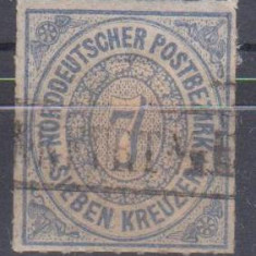 Germania - nord postbezirk, 1869, stampilat (G1)