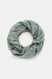 Icebreaker fular impletit 200 Oasis Flexi Chute culoarea verde, neted, IB10096201G1