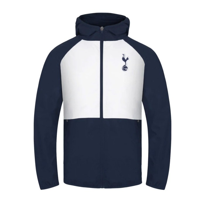 Tottenham Hotspur geacă de bărbați cu glugă Shower white - L