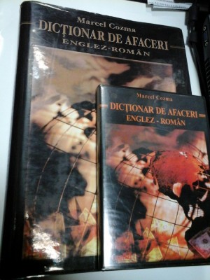DICTIONAR DE AFACERI ENGLEZ-ROMAN + CD ROM - MARCEL COZMA foto