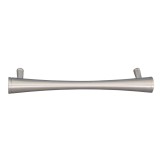Maner pentru mobila, metalic, finisaj nichel mat, M 487.96.24, M4 x 128 mm