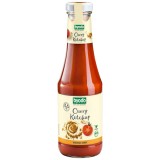 Ketchup Curry Byodo Bio Fara Gluten, Sos Savuros cu Rosii Organice si Condimente Orientale, 360g