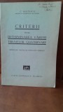 Criterii pentru determinarea varstei teraselor quaternare - C. Bratescu cu dedicatia autorului