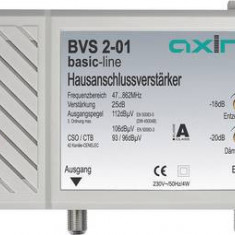 Amplificator semnal TV Axing, 25 dB, 47-862 MHz, BVS 00201