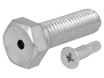 Ştift M12 Oțel Zinc 40mm foto