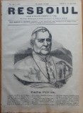 Cumpara ieftin Ziarul Resboiul, nr. 190, 1878; papa Piu IX