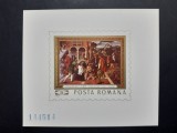 1969 - Reproduceri de arta II - colita nedantelata -LP710, Nestampilat