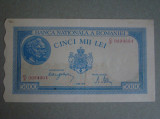 Bancnota 5000 lei 2 Mai 1944 ROMANIA - aUNC