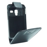 Husa flip neagra pentru Samsung Galaxy Ace Plus S7500