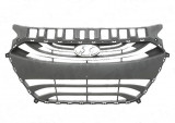 Grila masca fata Hyundai I30 (Gd), 03.2012-, fata, gri/negru; cu ornament cromat, Rapid