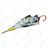 Umbrela ploaie tip baston 86 CM, Model floral