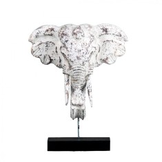 Sculptura cu stand Elefantul Alb