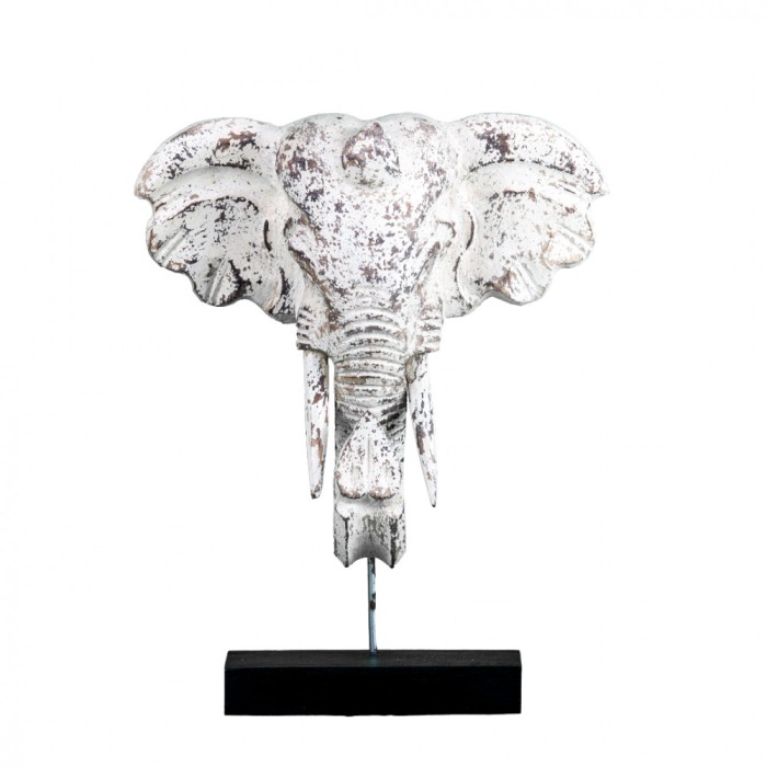 Sculptura cu stand Elefantul Alb