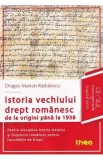 Istoria vechiului drept romanesc de la origini pana la 1938 - Dragos Marian Radulescu