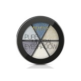 Paleta fard de pleoape 6 culori Pure Velvet Pearl, Revers, 05P, gri