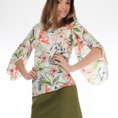 Bluza cu imprimeu floral Magnolia Petals