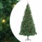 vidaXL Brad de Crăciun artificial Verde 300 cm PVC și Metal și Plastic 3394794