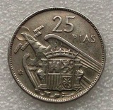 P3. Spania 25 Pesetas 1957 1961 (61) **