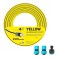 Furtun de gradina, 4 straturi, cu 2 cuple si adaptor, 3/4&quot;, 50 m, Cellfast Yellow