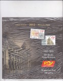 Album filatelic - 150 de ani Poșta Rom&acirc;nă - 1862-2012 (bilingv) 2012, &icirc;n folie LP1953b
