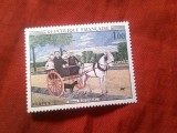 Serie 1 valoare Franta 1967 - Pictura - Caruta de H.Rousseau