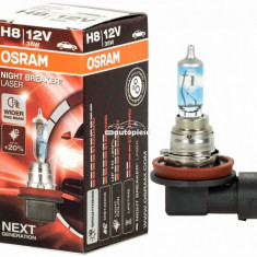 Bec Osram H8 Night Breaker Laser Next Gen (+150% lumina) 12V 35W 64212NL