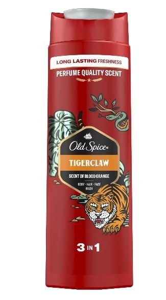 Gel de dus si sampon Old Spice Tiger Claw, 400 ml