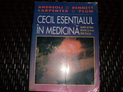 Cecil Esentialul In Medicina - A. Carpenter B. Plum ,552722 foto