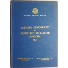 Anuarul demografic al Republicii Socialiste Romania 1974