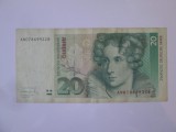 Republica Federala Germania/R.F.G. 20 Mark 1991,bancnota din imagini