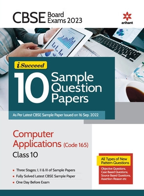 CBSE Board Exam 2023 I-Succeed 10 Sample Question Papers Computer Applications (Code 165) Class 10 foto