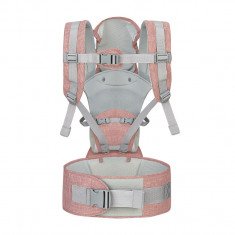 Marsupiu multifunctional KikkaBoo 3 in 1 Chloe Pink