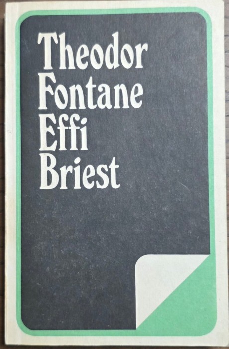 Effi Briest &ndash; Theodor Fontane