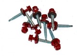 Suruburi Autoforante Cap Hexagonal 4.8x35 mm Rosu Ral 3011- 250 Buc/cutie