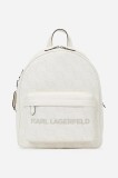 Karl Lagerfeld rucsac femei, culoarea alb, mare, modelator, A1W30133