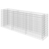 Cumpara ieftin Strat inaltat gabion, 270 x 50 x 100 cm, otel galvanizat