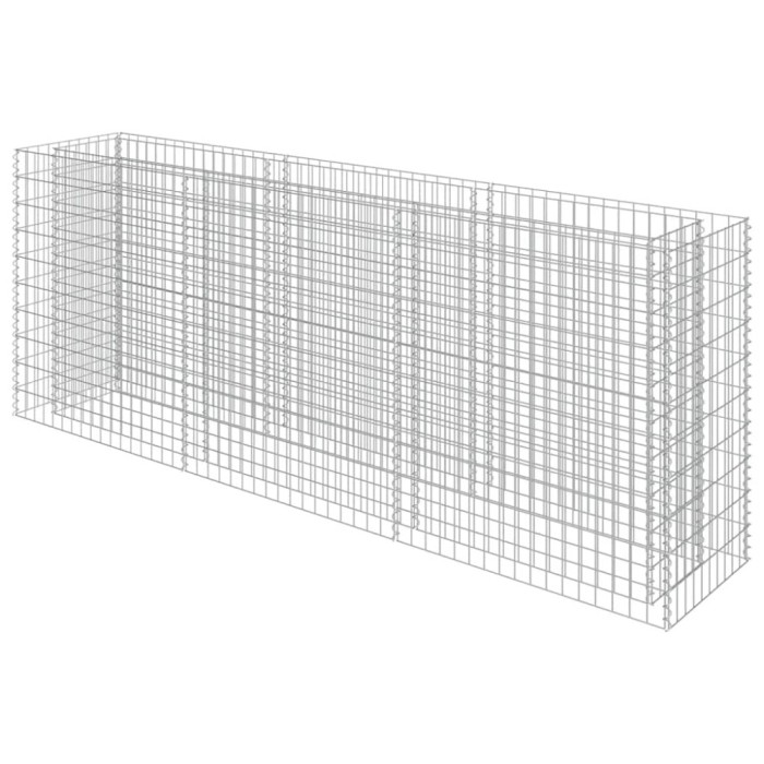 Strat inaltat gabion, 270 x 50 x 100 cm, otel galvanizat