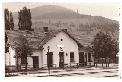 2188 - RADNA, Bistrita Nasaud, Railway Station - old PC, real PHOTO - unused foto