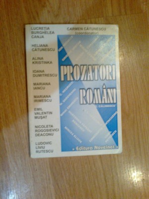 d4 Prozatori romani - Carmen Catunescu foto