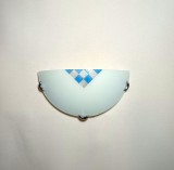 Aplica, ROSSINI Illuminazione, sticlă opalină Murano, vintage