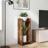 vidaXL Suport pentru plante 2 pcs Stejar Afumat 30 x 30 x 80 cm 899587