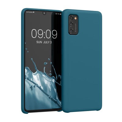 Husa Kwmobile pentru Samsung Galaxy A41, Silicon, Verde, 52301.57 foto